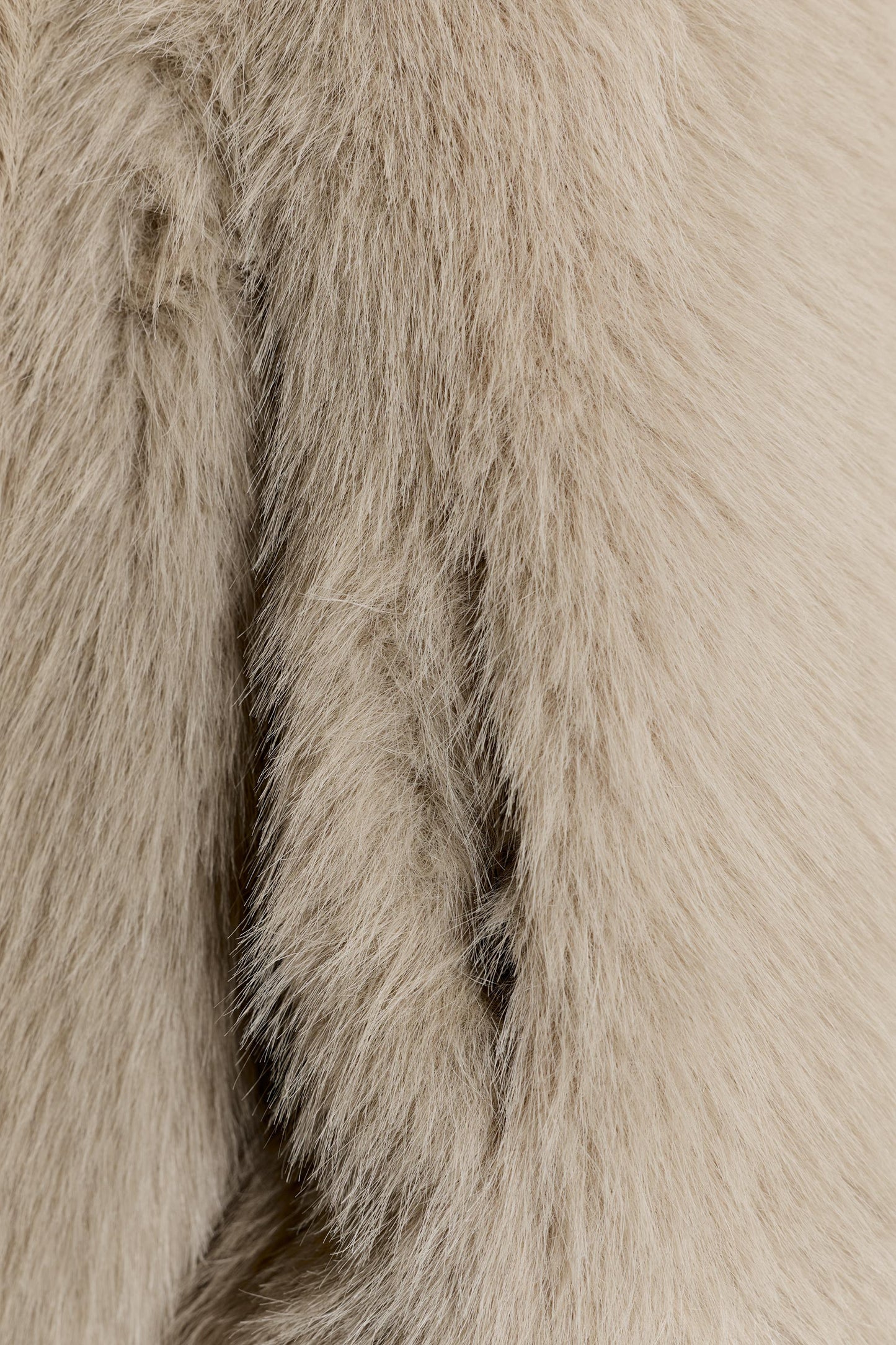 Veste Double Face Effet Fourrure